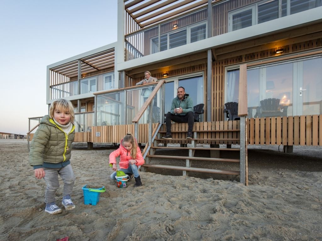 Ferienhäuser direkt am Strand in Holland