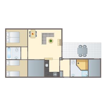 4-Personen-Ferienhaus - Komfort 4X in Landal Port Greve