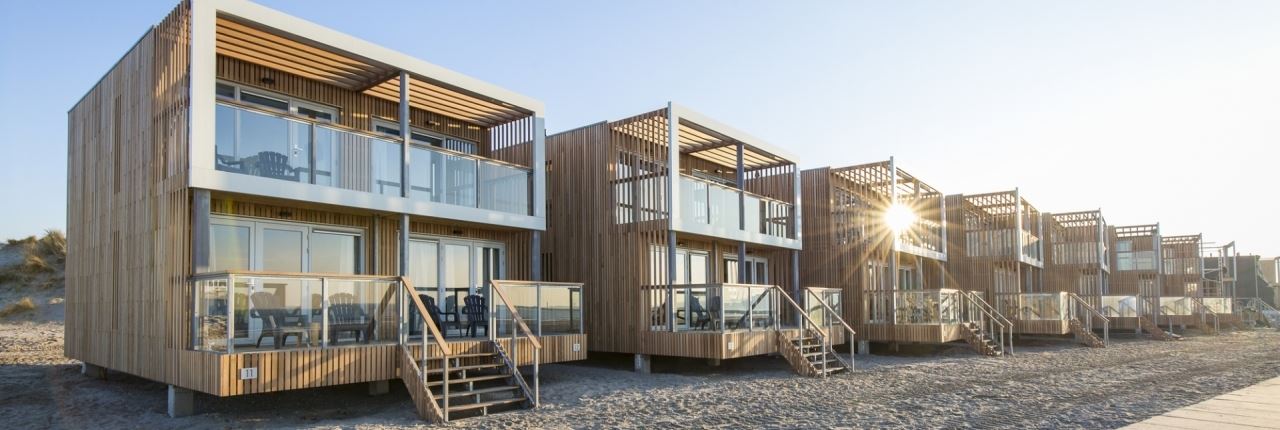Ferienhäuser direkt am Strand in Holland