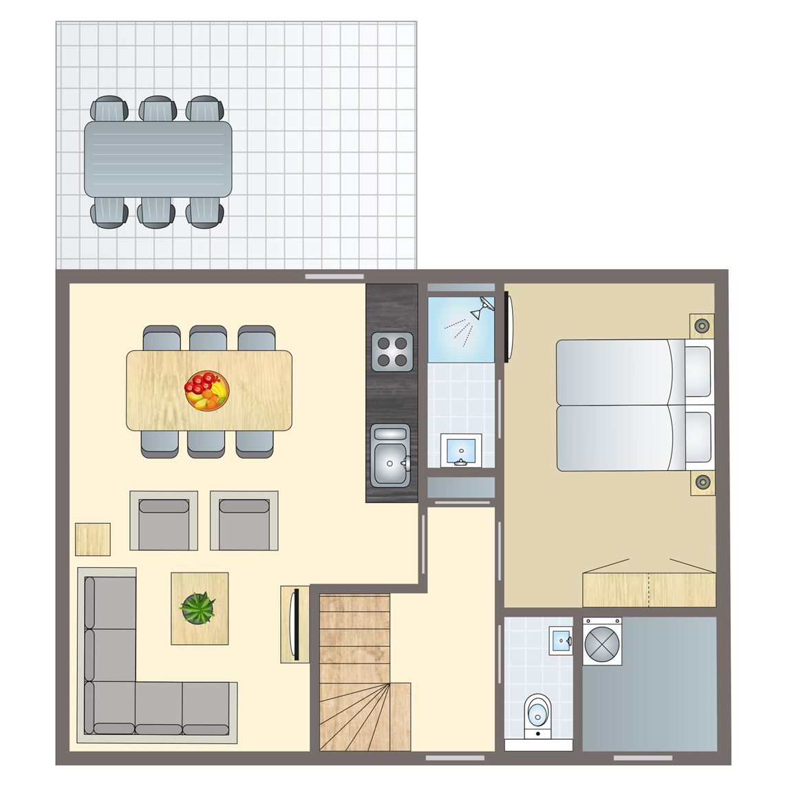 6 Personen Ferienhaus Obstgartenhaus Luxus Boomgaardwoning In