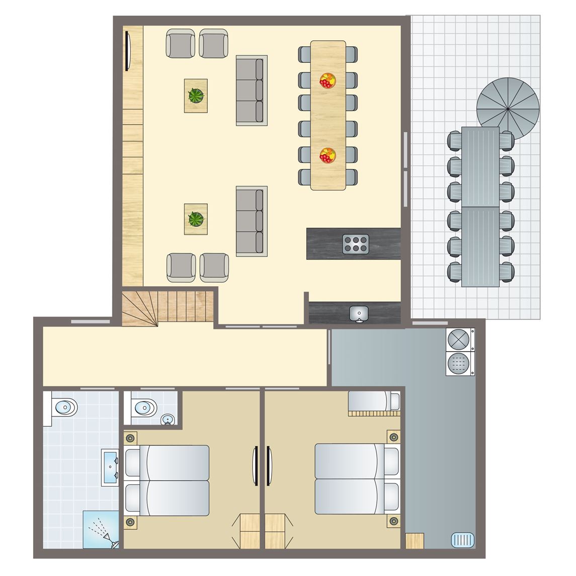 12 Personen Ferienhaus Luxus 12l In Landal Sluftervallei