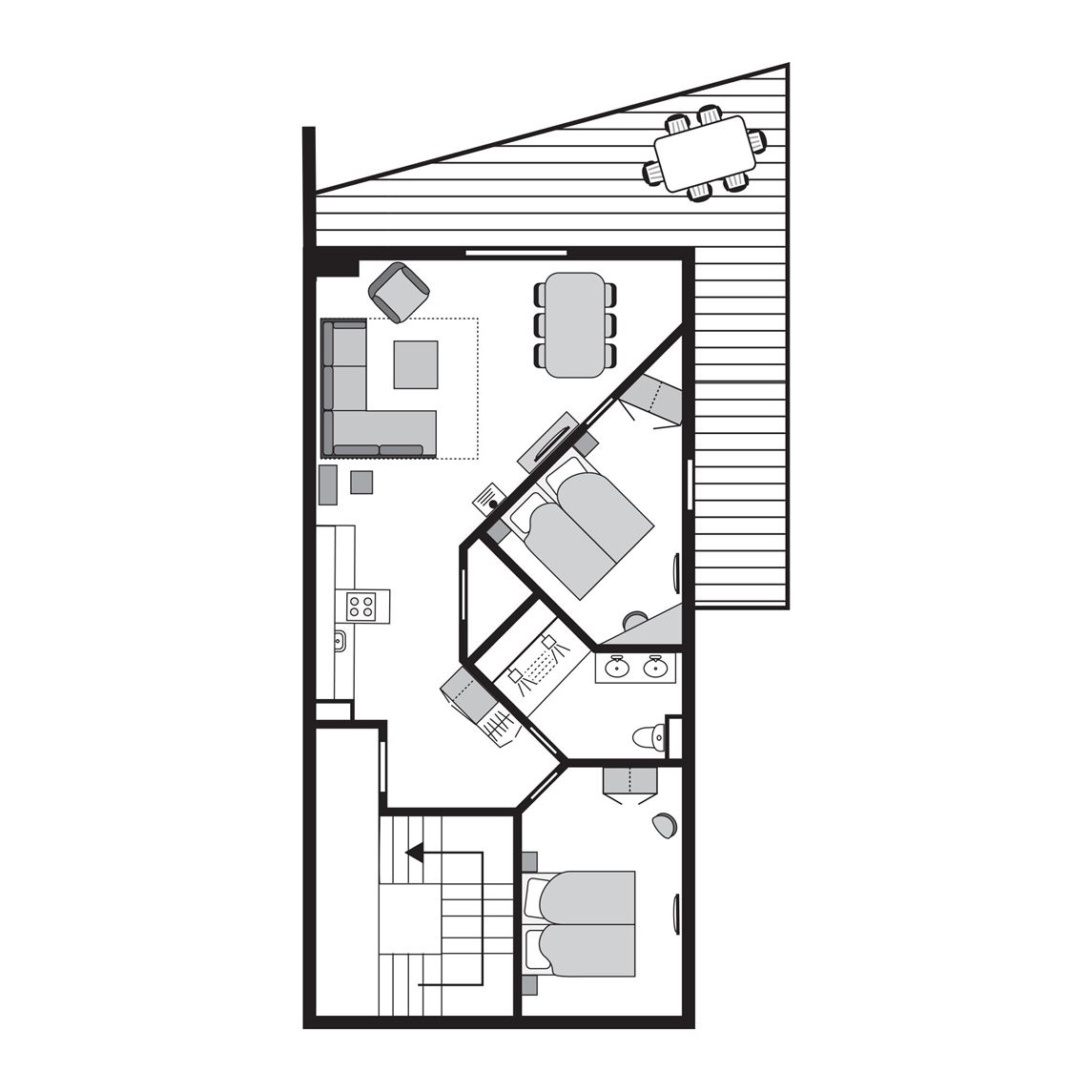 4 6 Personen Ferienwohnung Dunenvilla Komfort 4 6c In Landal